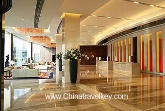 Lobby of Jing Guang New World Hotel Beijing