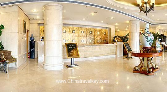 Lobby of Ping An Fu Hotel Beijing