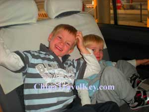 Child on Vehicle 