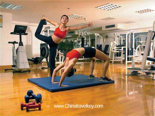 Gymnasium of Holiday Inn Hotel Hangzhou