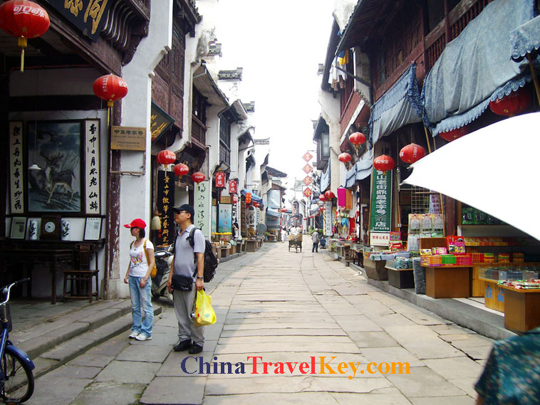 photo of huangshan tunxi street