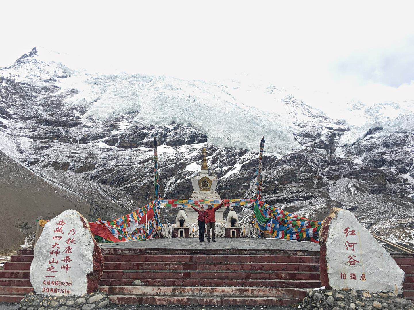 Travelers at Potola Palace Lhasa