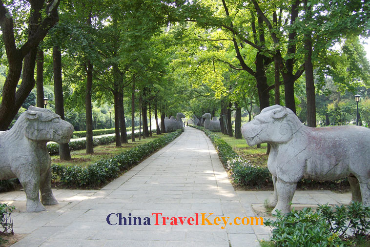 photo of nanjing ming tomb