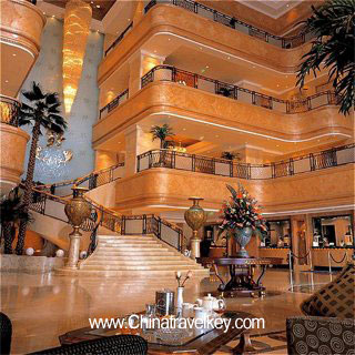 Lobby of Crown Plaza Qingdao