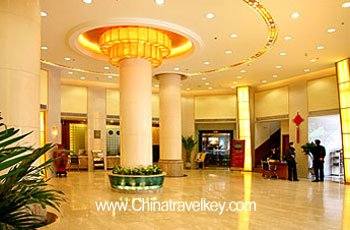 Lobby of Dongfang Hotel Qingdao