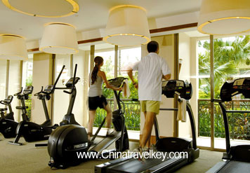 Gymnasium of Marriott Resort & Spa Sanya