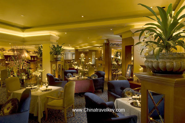 Restaurant of Hilton Hotel Shanghai