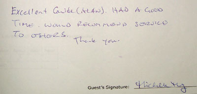 Beijing tour testimonial