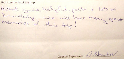 Beijing tour testimonial, click here to see more