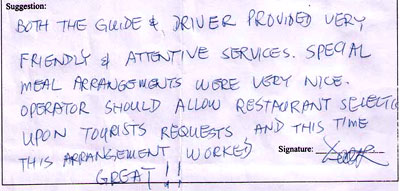 Testimonial of Beijing Chengde 2 Days Tour. Click here to see more.