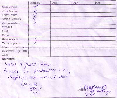 Shanghai Tour Testimonial