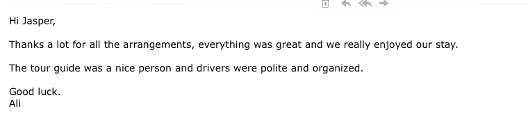Review from Mr.Ali after taking Shanghai join in one day city trip