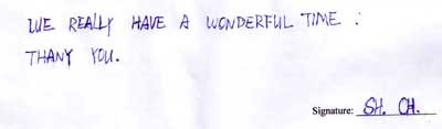 Xian Tour Testimonial. Please click here to see more Xian tour testimonial. Click here to see more. 