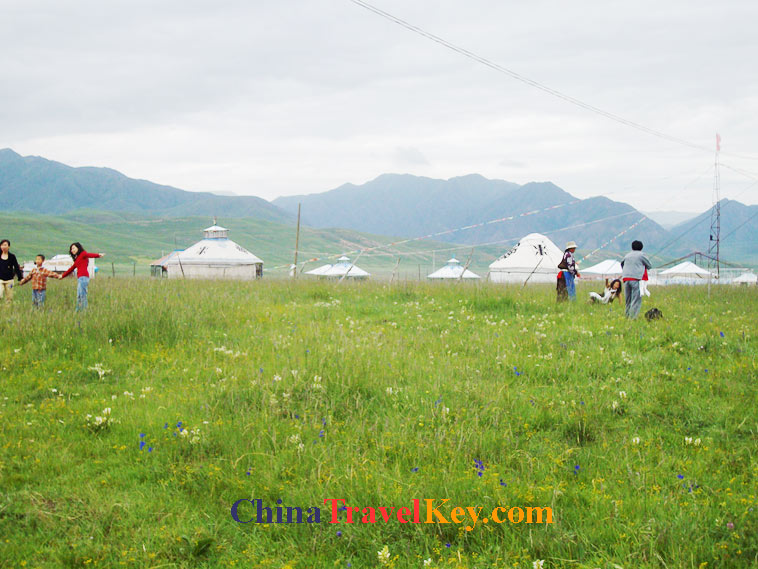 photo of xiahe sangke grassland